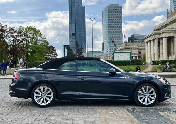 Audi A5 cena 127900 przebieg: 67500, rok produkcji 2018 z Warszawa małe 704